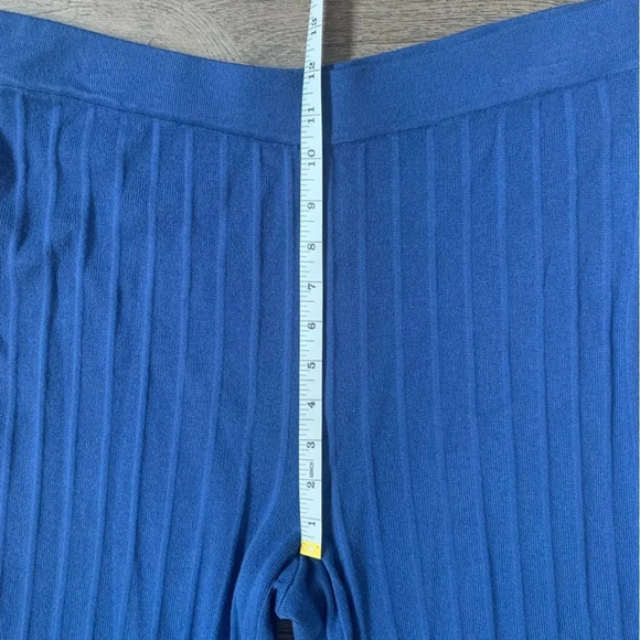 House of Harlow 1960 Ribbed Knit Two Piece Pant Set - Size M - Blue - NWT - Picture 10 of 12